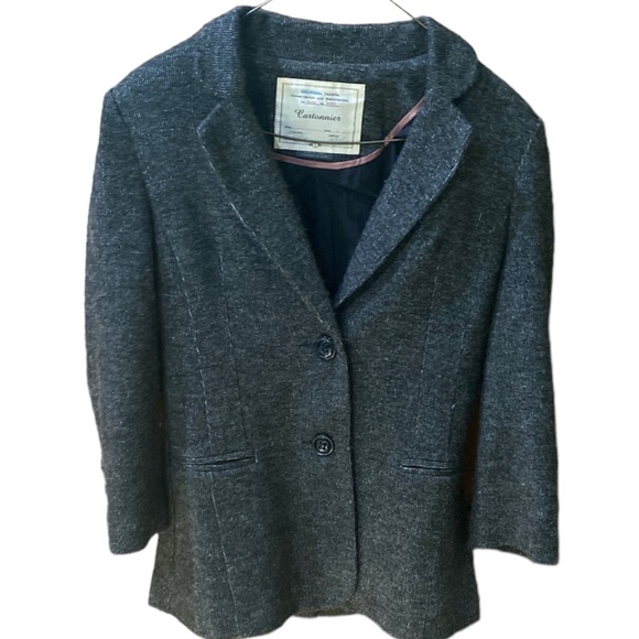 Anthropologie Cartonnier Classic Two Button 3/4 Sleeves Blazer - Picture 3 of 14